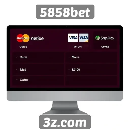 Métodos de pagamento aceitos no 5858bet são variados